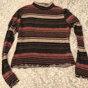 Women’s striped long sleeve top